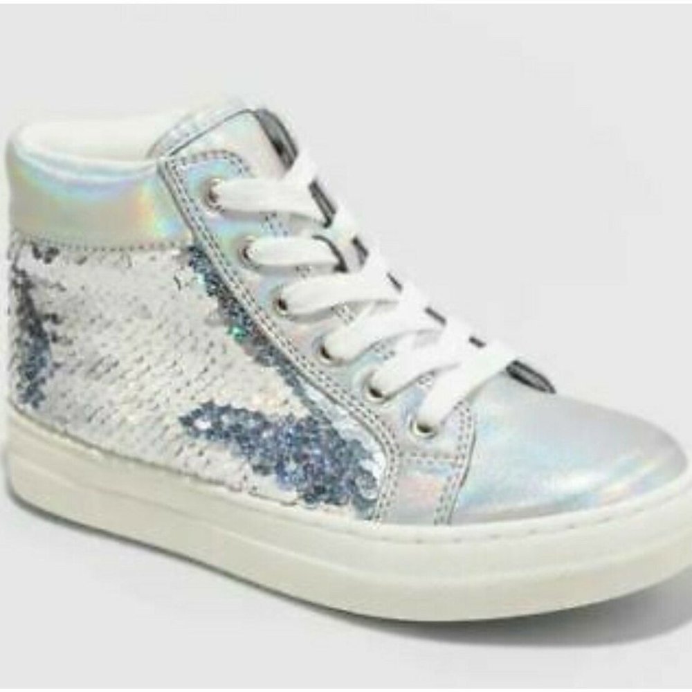 Girls' Pavla Flip Sequin Sneakers - Cat & Jack  Si